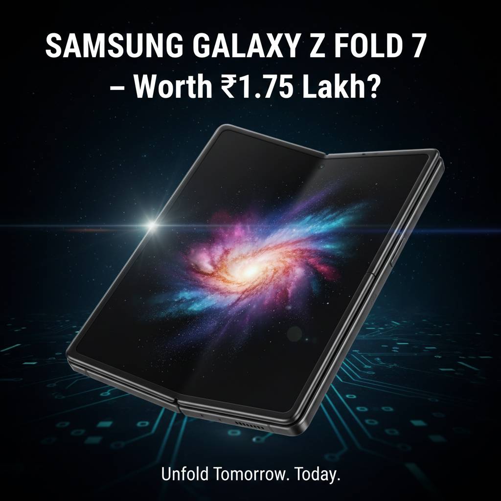 Samsung Galaxy Z Fold 7 – Worth ₹1.75 Lakh?
